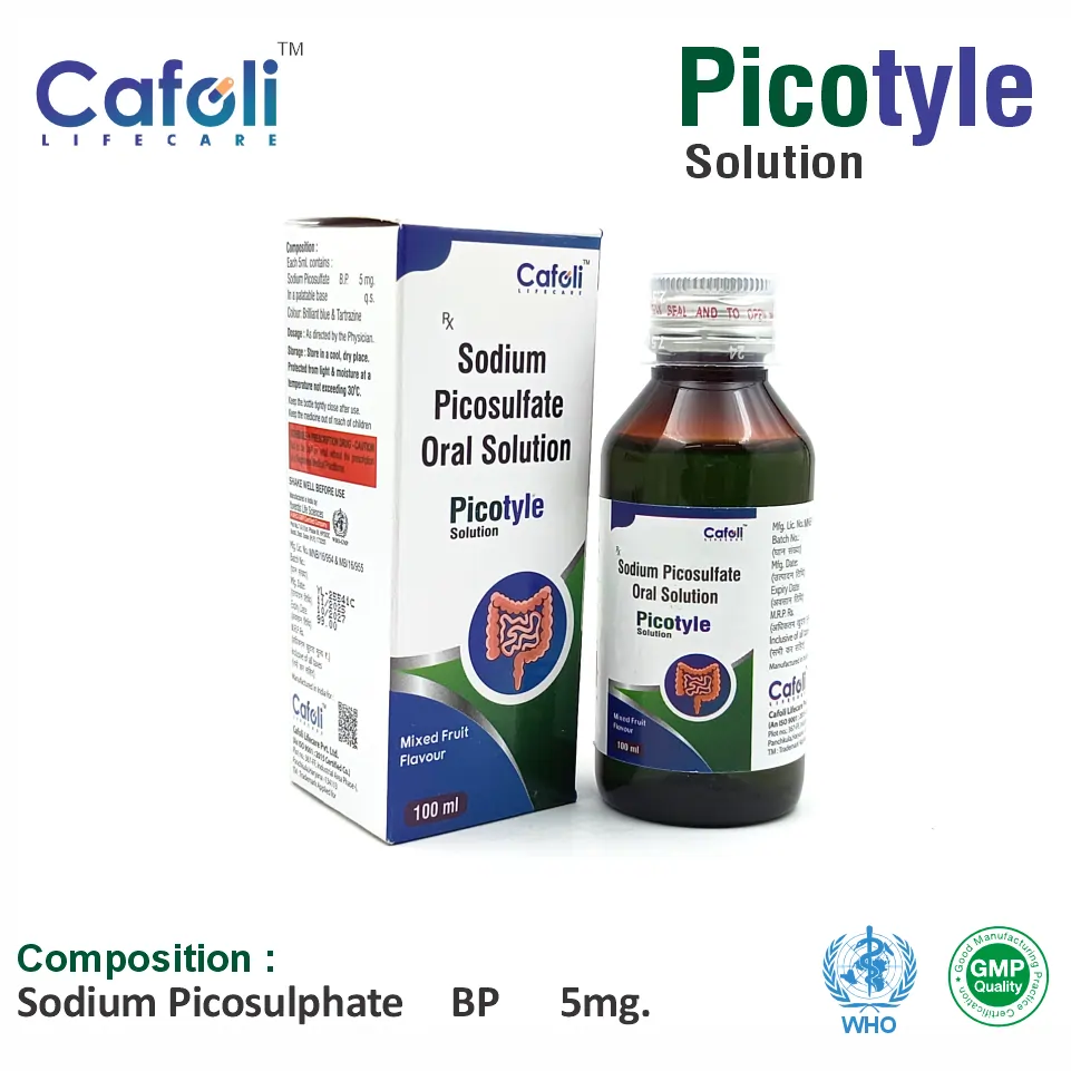 Sodium Picosulfate 5mg Syrup | Best Price for PCD Pharma Franchise in Laxative Solutions